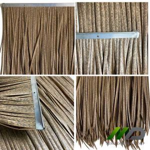 Mái lá nhân tạo nẹp Inox 4.0