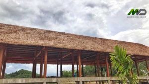 Thi công nhà hàng mái lá nhân tạo tại Quảng Trị