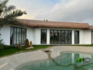 Thi Công Mái Rơm Nhân Tạo Resort Bình Tân