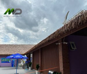 Thi Công Mái Nhân Tạo MeKong Water Park Bến Tre 