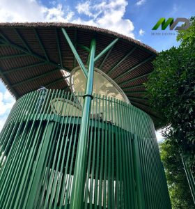 Thi Công Mái Rơm Nhân Tạo Chòi Vọng Cảnh