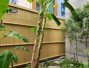 hàng rào tre nhân tạo