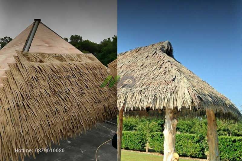 Kiến Trúc Mái Lá Dừa Nhân Tạo Đẹp Ấn Tượng Cho Resort, Homestay, Villa 2 Lợi ích của việc sử dụng lá dừa nhân tạo lợp chòi mái resort, homestay