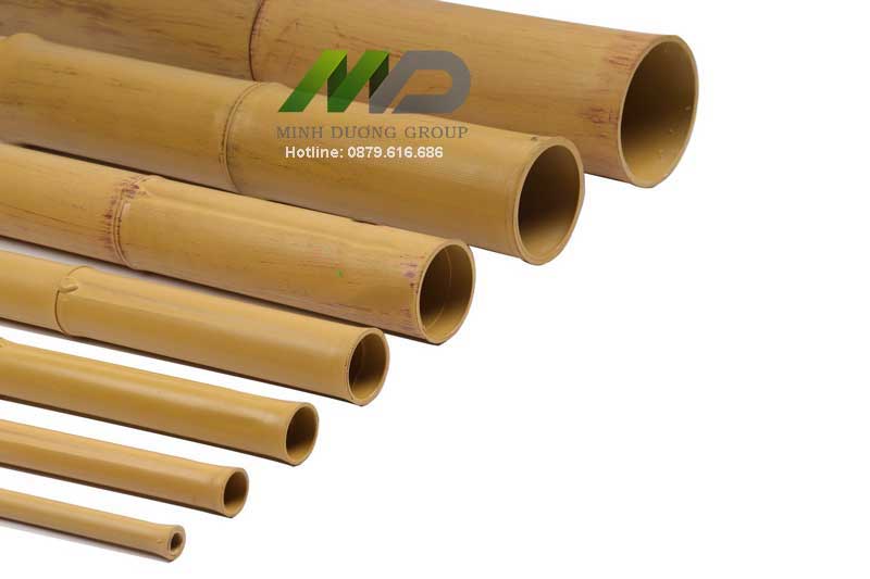Tre Nhân Tạo Trang Trí Nội Ngoại Thất Bền Bỉ - Thẩm Mỹ - Chống Mối Mọt 3 Ống tre nhân tạo