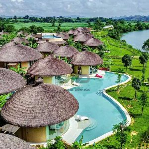 Mẫu chòi lá đẹp cho resort - Mẫu 1