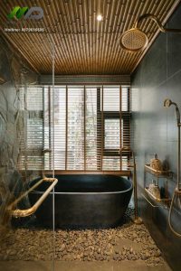 Tấm nhựa giả tre ốp tường, vách